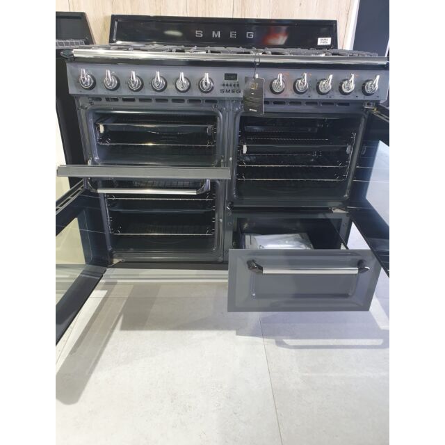 Smeg Uk TR4110GR Smeg Victoria 110Cm Range Cooker Dual Fuel