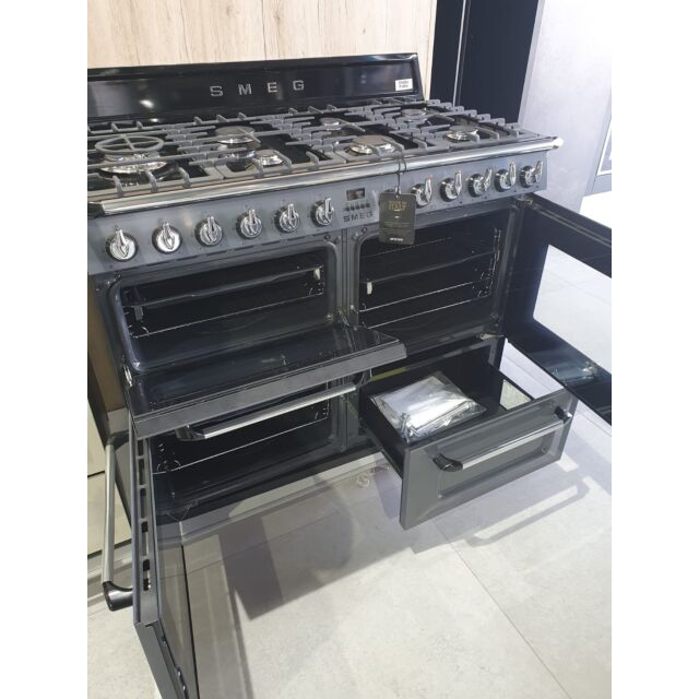 Smeg Uk TR4110GR Smeg Victoria 110Cm Range Cooker Dual Fuel