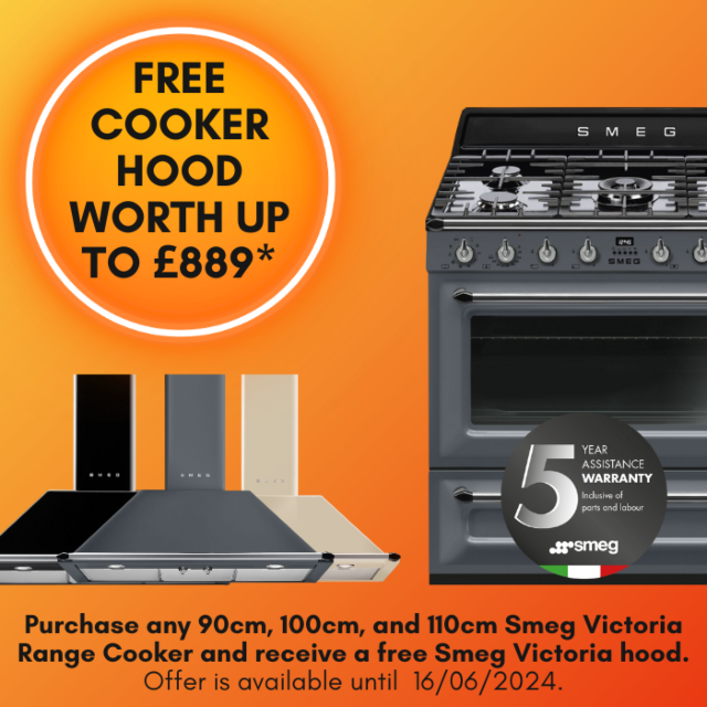 Smeg Uk TR90GR 90cm Dual Fuel Range Cooker 