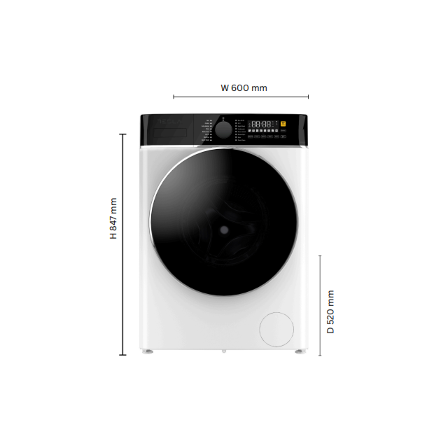 Tesla TWM81400W Freestanding 8Kg 1400Rpm Washing Machine