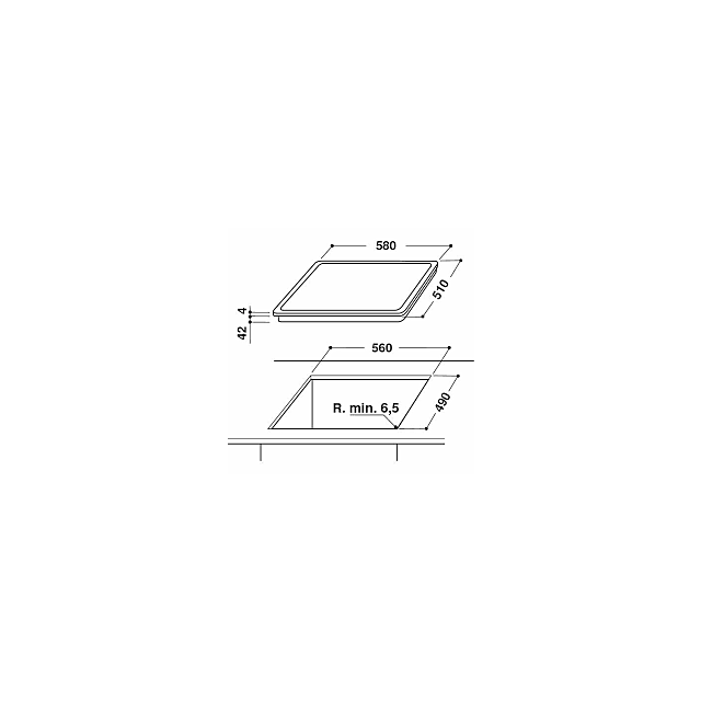 Whirlpool AKT8090LX/R 60Cm Ceramic Hob