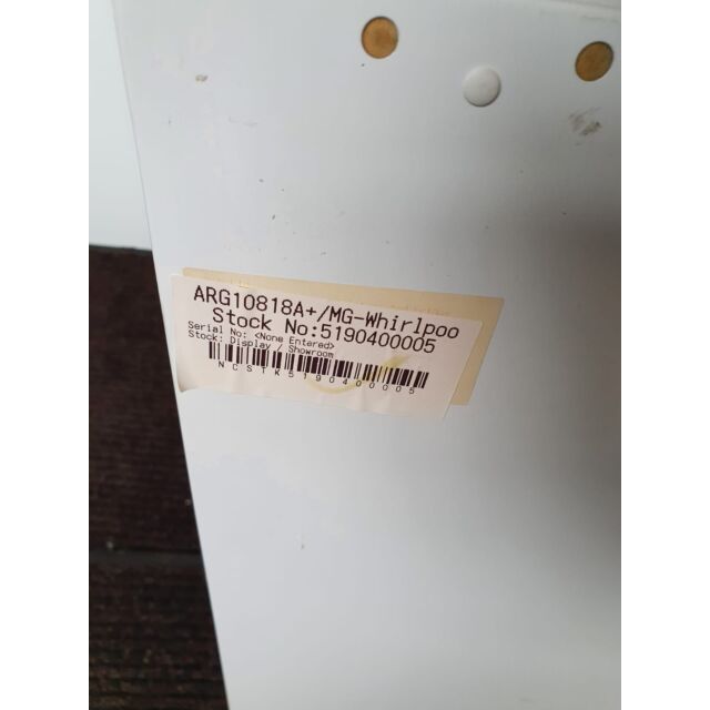 Whirlpool ARG10818A+//NEW Integrated Fridge