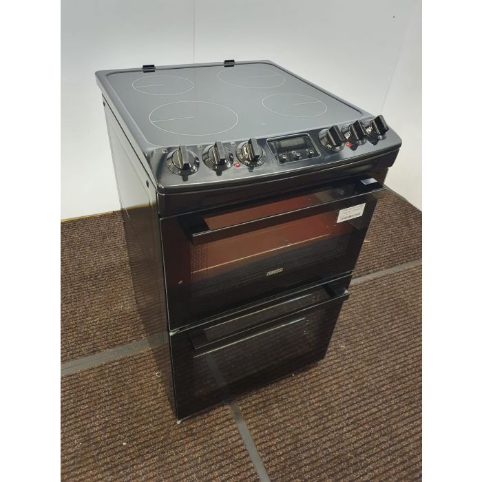 Buy ZANUSSI ZCV46250BA 55 cm Electric Cooker - Black